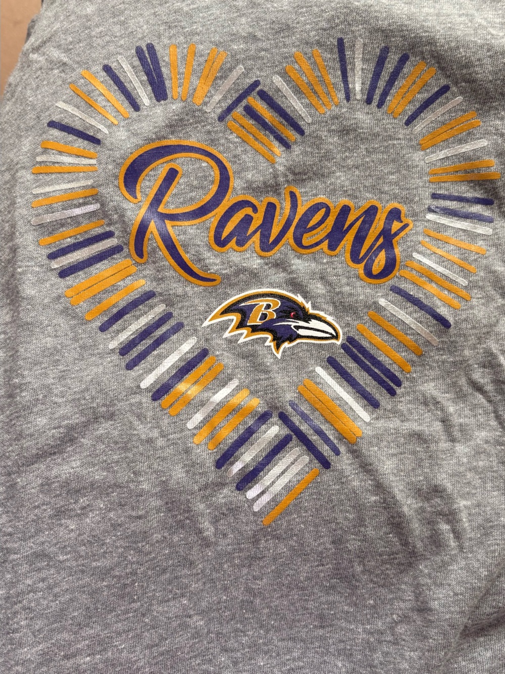 NWT Baltimore Ravens NFL Football Team Tee Shirt Top Toddlers 2T kids girls